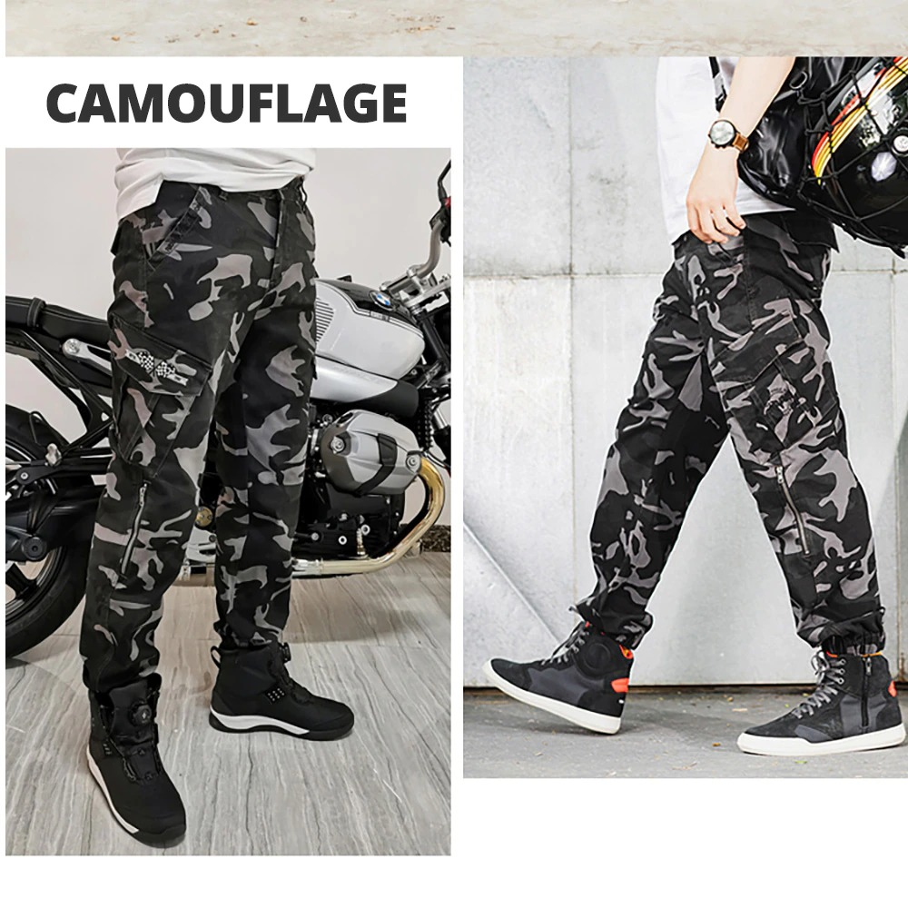 Cool Motorcycle Men's Pants / Male Camouflage Pants / Oversize Motocross Pants For Men - HARD'N'HEAVY