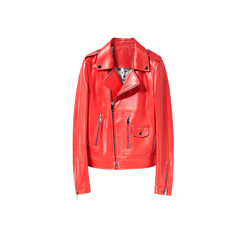 Cool Women's Faux Leather Fitted Jacket / Female Rock Style Short Jacket - HARD'N'HEAVY