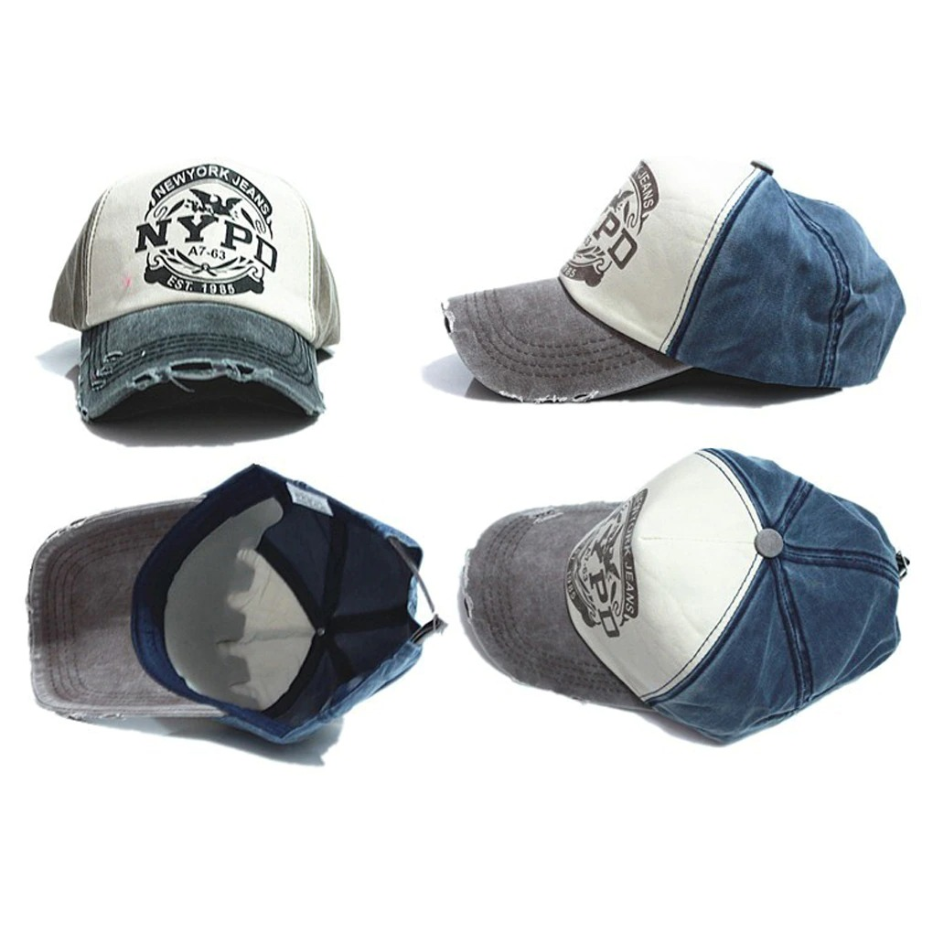 Cotton Baseball Caps With 5 Panel / Fashion Adjustable Snapback Hats / Unisex Accessories - HARD'N'HEAVY