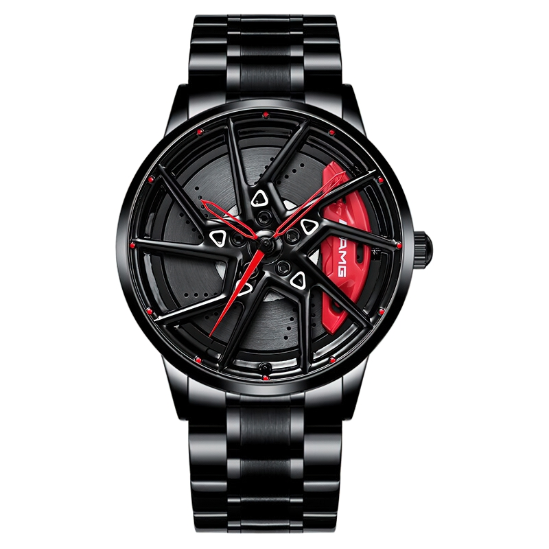 Creative Waterproof 3D Watch For Men / Male Sports Wristwatch Of Wheel Design - HARD'N'HEAVY