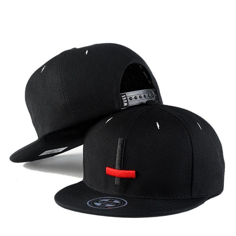 Cross embroidered snapback hat, unisex cotton baseball cap for casual wear, perfect for festivals and outings.