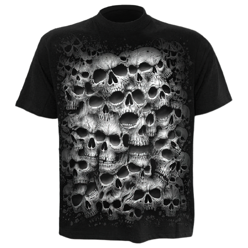 Death Design T-shirt / Men Heavy-Metal Skull / Rock Style 3D printed Streetwear G06 - HARD'N'HEAVY