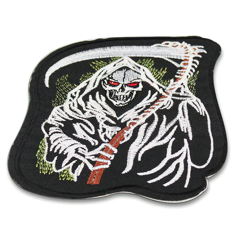 Death With A Scythe Patch For Clothing / Unisex Fusible Accessory / Alternative Fashion - HARD'N'HEAVY