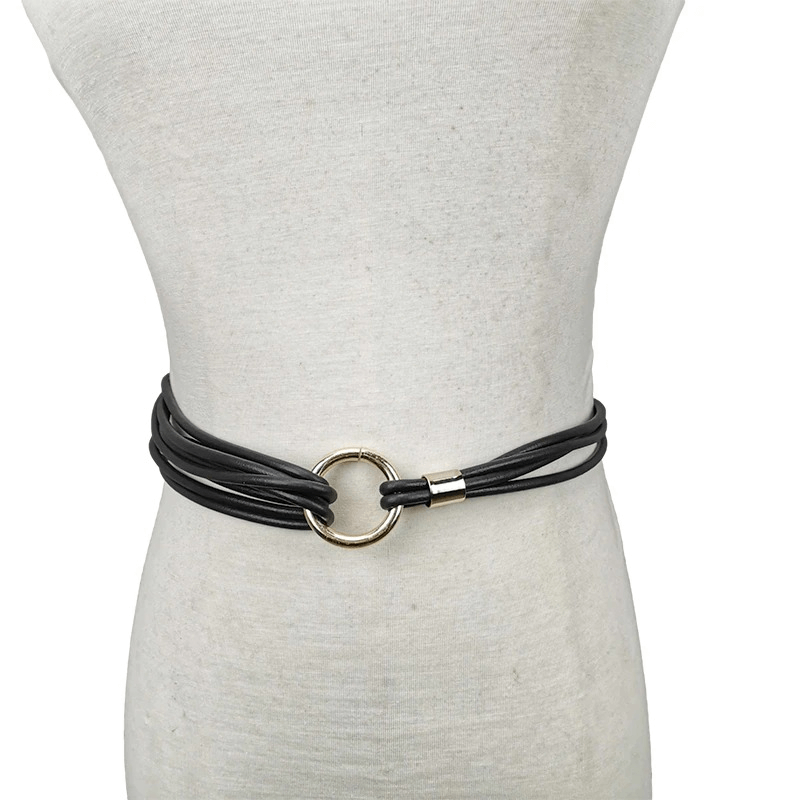 Handmade black rubber necklace with a stylish silver ring, perfect for gothic outfits and women's luxury accessories.