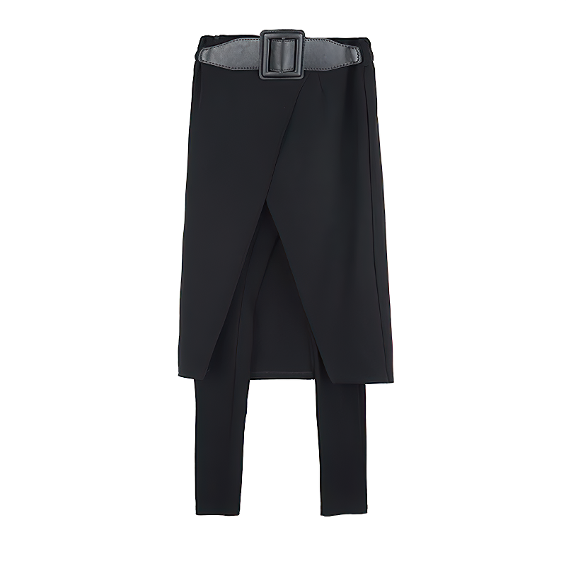 Elastic High Waist Fashion Women's Trousers / Black Long Female Loose Pants - HARD'N'HEAVY