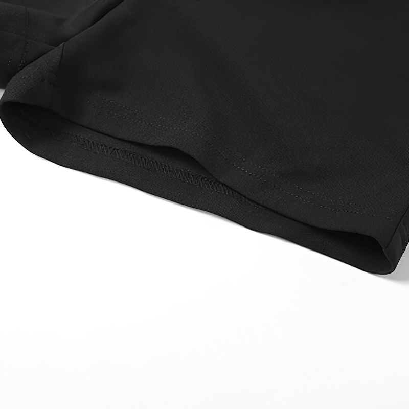 Elegant Black Halter Dress / Women's Irregular Hem Sexy Dress with Sleeves
