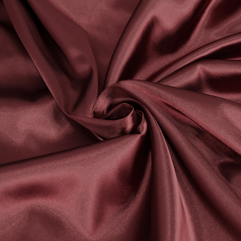 Luxurious wine red satin fabric, perfect for elegant gothic dresses and sophisticated outfits.