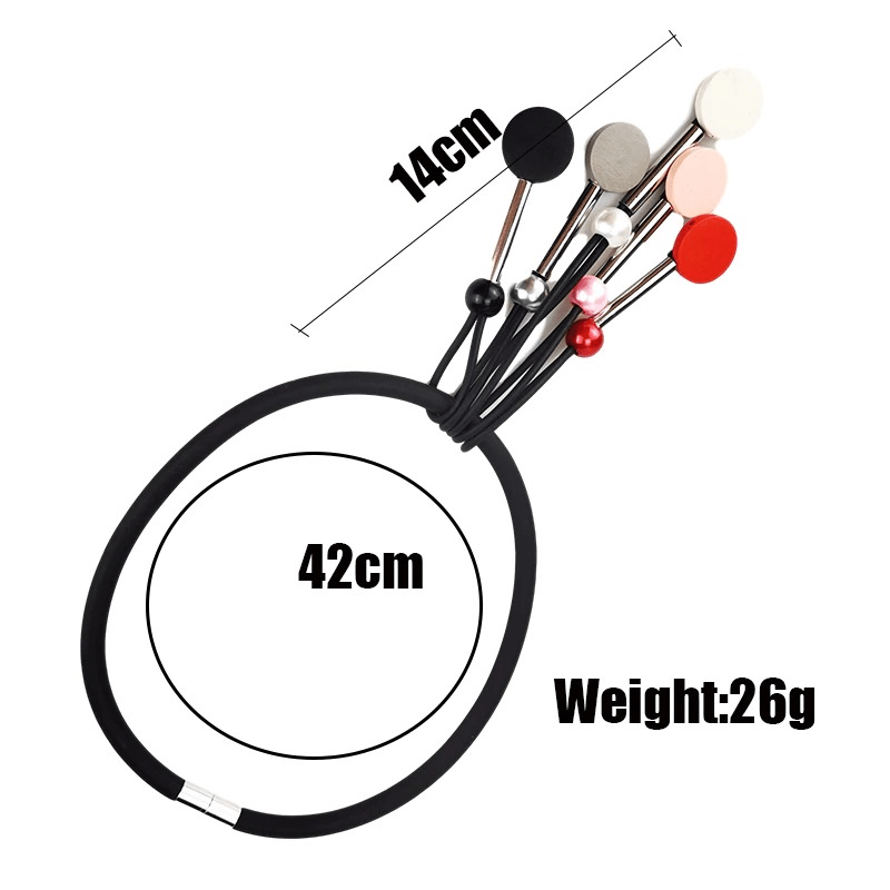 Handmade ethnic necklace for women with multicolor beads, 42cm in length, lightweight at 26g, perfect accessory for ethnic outfits.