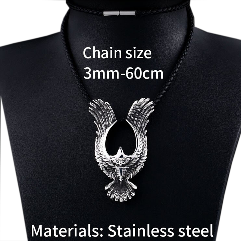 Fashion 316L Stainless Steel Pendant of Phoenix / Creative Retro Metal Jewelry for Men & Women - HARD'N'HEAVY