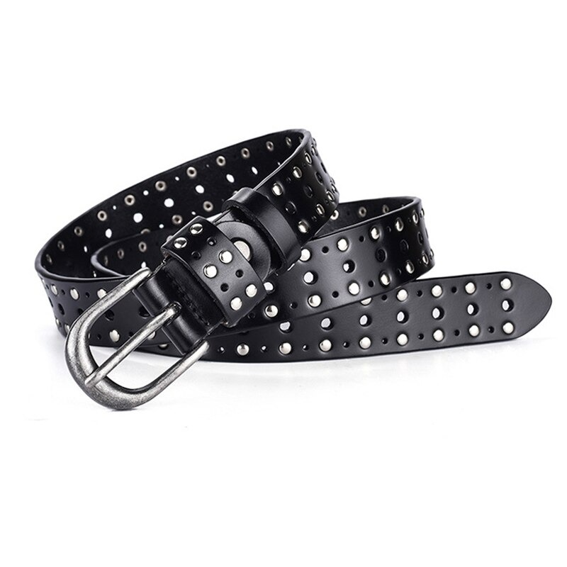 Fashion Adjustable Women's Belt / Luxury Genuine Leather Women's Belts - HARD'N'HEAVY