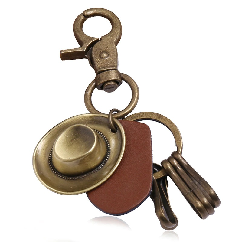 Fashion Alloy Hat Keychain / Car Lovers Keychain / Pendant Key Ring - HARD'N'HEAVY