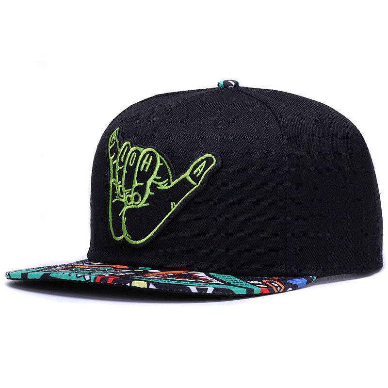 Unisex alternative style retro cap featuring a vibrant print and adjustable snapback for comfortable fit.