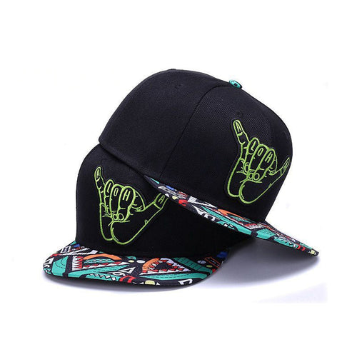 Gorra de estilo alternativo de moda para hombres y mujeres/Gorra retro de marca con Snapback de plástico ajustable