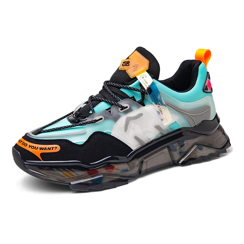 Zapatillas de deporte transpirables gruesas de moda/zapatos deportivos casuales para correr
