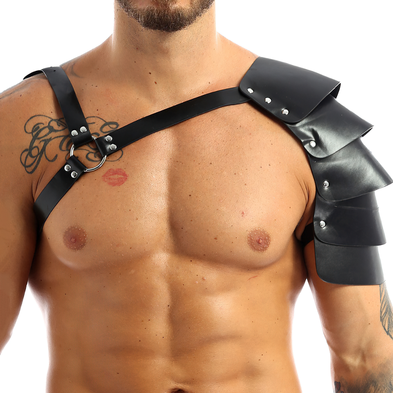 Fashion Faux Leather Cosplay Chest Harness / Accessories with Buckles Harness for Men - HARD'N'HEAVY