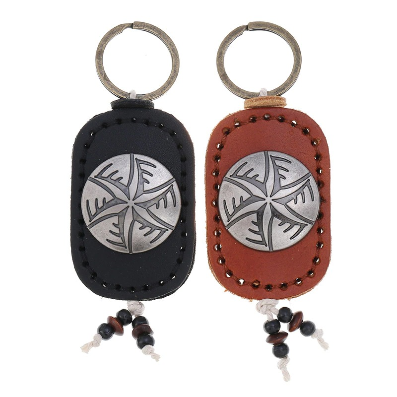 Fashion Genuine Leather Keychain / Vintage Key Chains Key For Women and Men - HARD'N'HEAVY