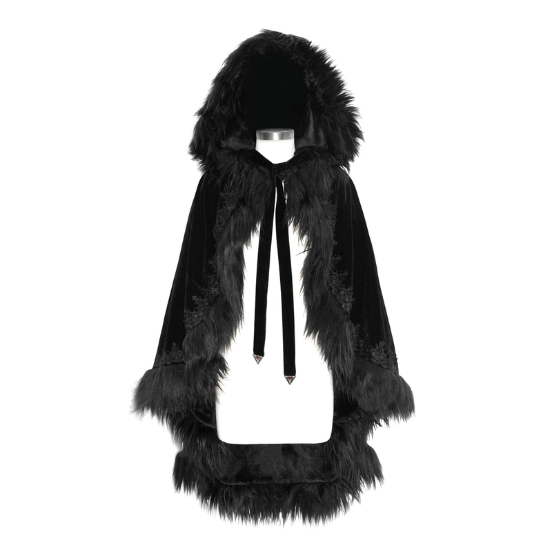 Fashion Hooded Cloak for Women / Comfortable Warm Loose Cloak in Gothic Style - HARD'N'HEAVY