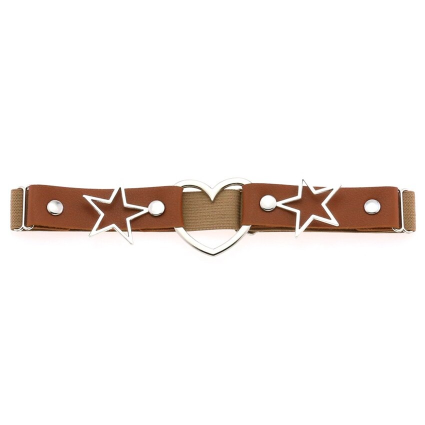Fashion Leg Strap Belt Of Heart And Star / Rock Style / Thigh Harness Accessories - HARD'N'HEAVY
