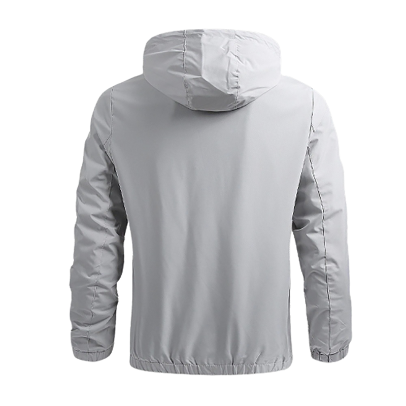 Fashion Male Long Sleeve Zip-up Jacket / Men's Slim Fit Jackets with Hoodie - HARD'N'HEAVY