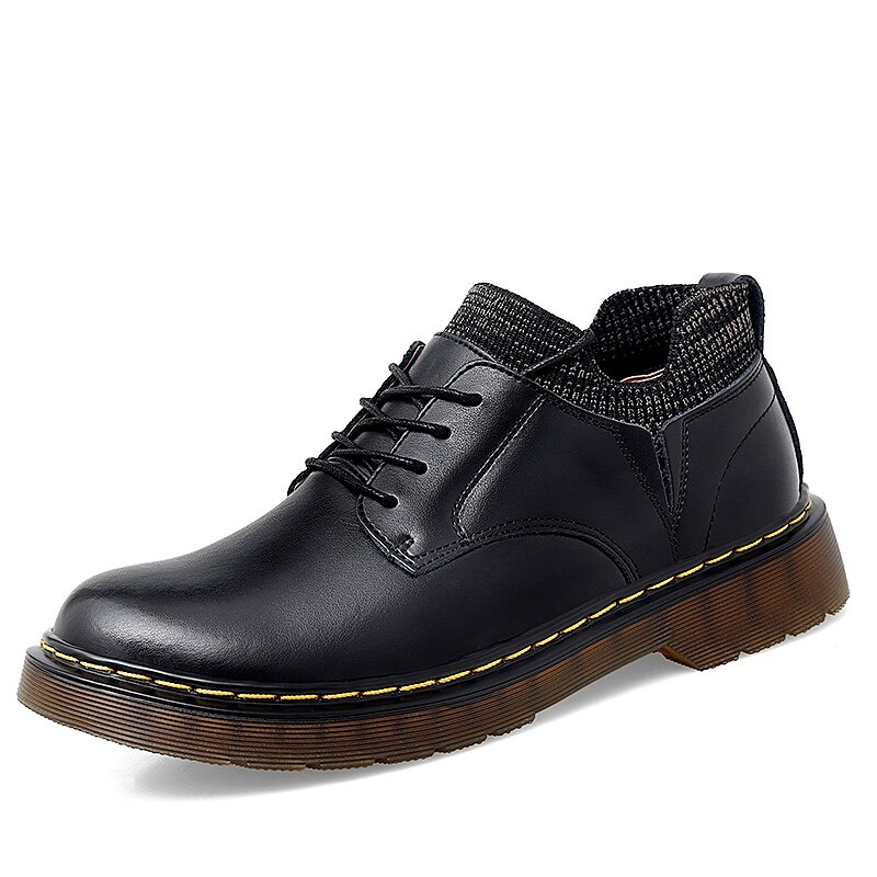 Fashion Men's Business Leather Shoes / Italian Designer Sock Shoes - HARD'N'HEAVY