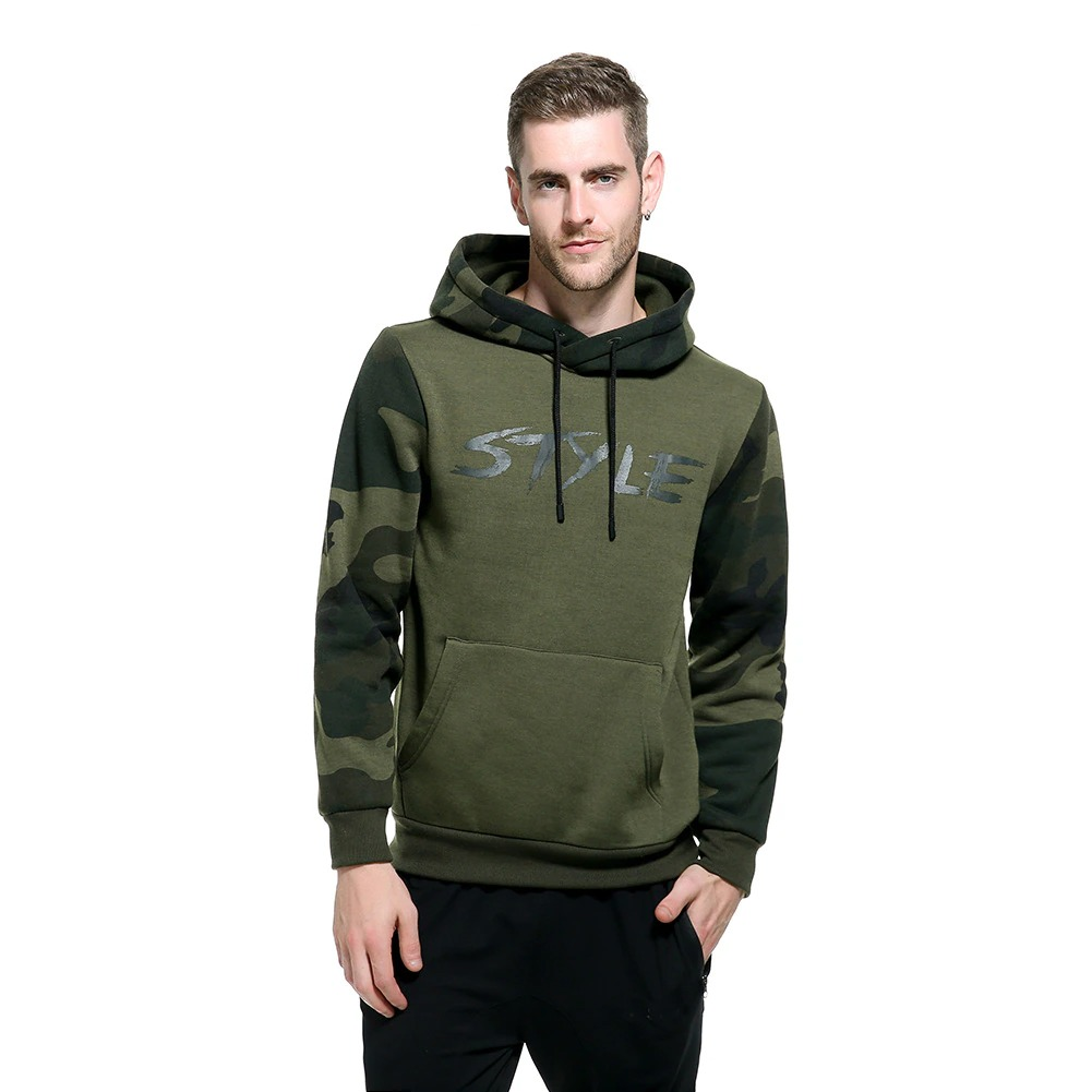Fashion Men's Camouflage Hoodies / Casual Male Hooded Large Sweatshirts - HARD'N'HEAVY