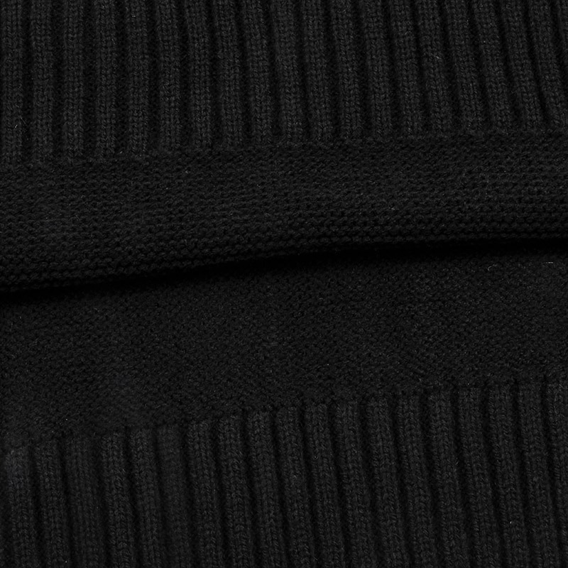 Fashion Men's Oversized Knitted Sweatshirt / Casual Male O-Neck Loose Streetwear - HARD'N'HEAVY