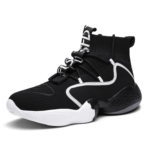Baskets pour hommes à la mode à lacets / Chaussures de marche décontractées respirantes Chaussures de marche 