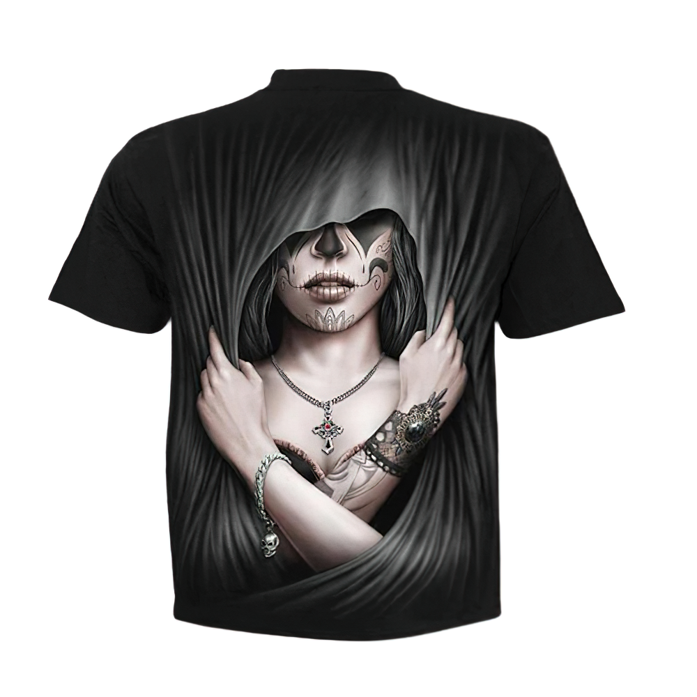 Fashion O-Neck 3D Print T-shirt in Gothic Style / Cool Short Sleeve T-shirts for Men and Women - HARD'N'HEAVY