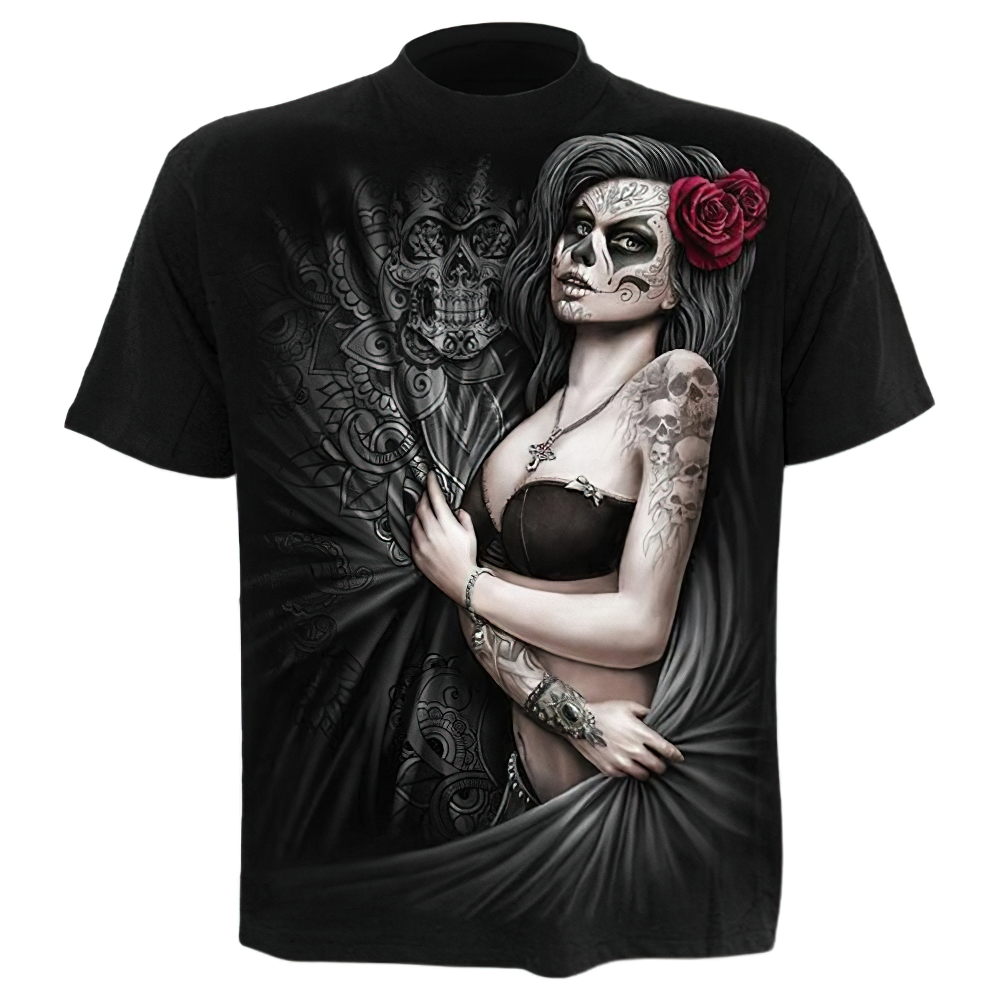 Fashion O-Neck 3D Print T-shirt in Gothic Style / Cool Short Sleeve T-shirts for Men and Women - HARD'N'HEAVY