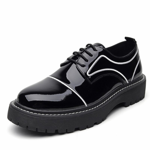 Chaussures en cuir d'unité centrale d'Oxfords de mode pour les hommes/chaussures inférieures épaisses masculines occasionnelles 