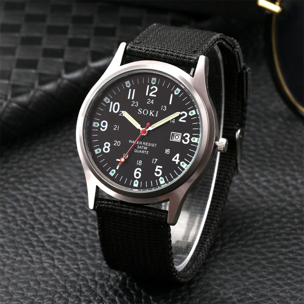 Fashion Quartz Watch with Bracelet Sets / Men's High Quality Wristwatch - HARD'N'HEAVY