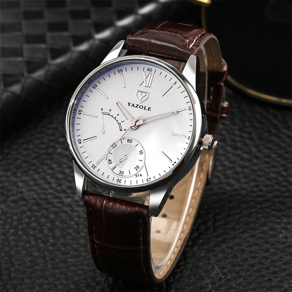 Fashion Quartz Wristwatch Watch for Men / Prestigious Sets of Watches and Beaded Bracelets - HARD'N'HEAVY