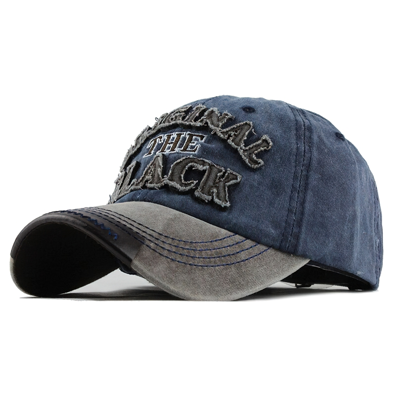 Fashion Retro Washed Baseball Fitted Cap / Casual Rock Style Unisex Snapback Hat - HARD'N'HEAVY