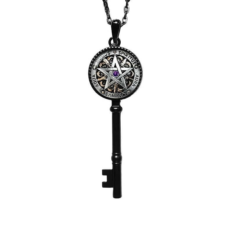 Fashion The Key of Solomon with Pentagram / Classic Magic Accessories for Men and Women