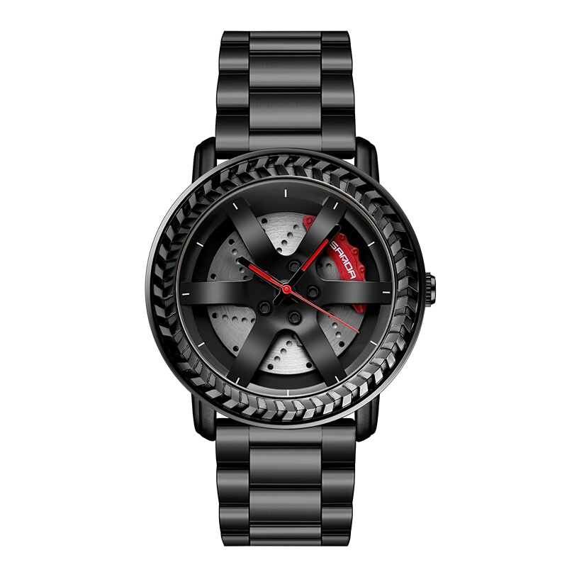 Fashion Waterproof Watch Of Brake Disc And Wheel Design For Men / Stylish Accessories - HARD'N'HEAVY