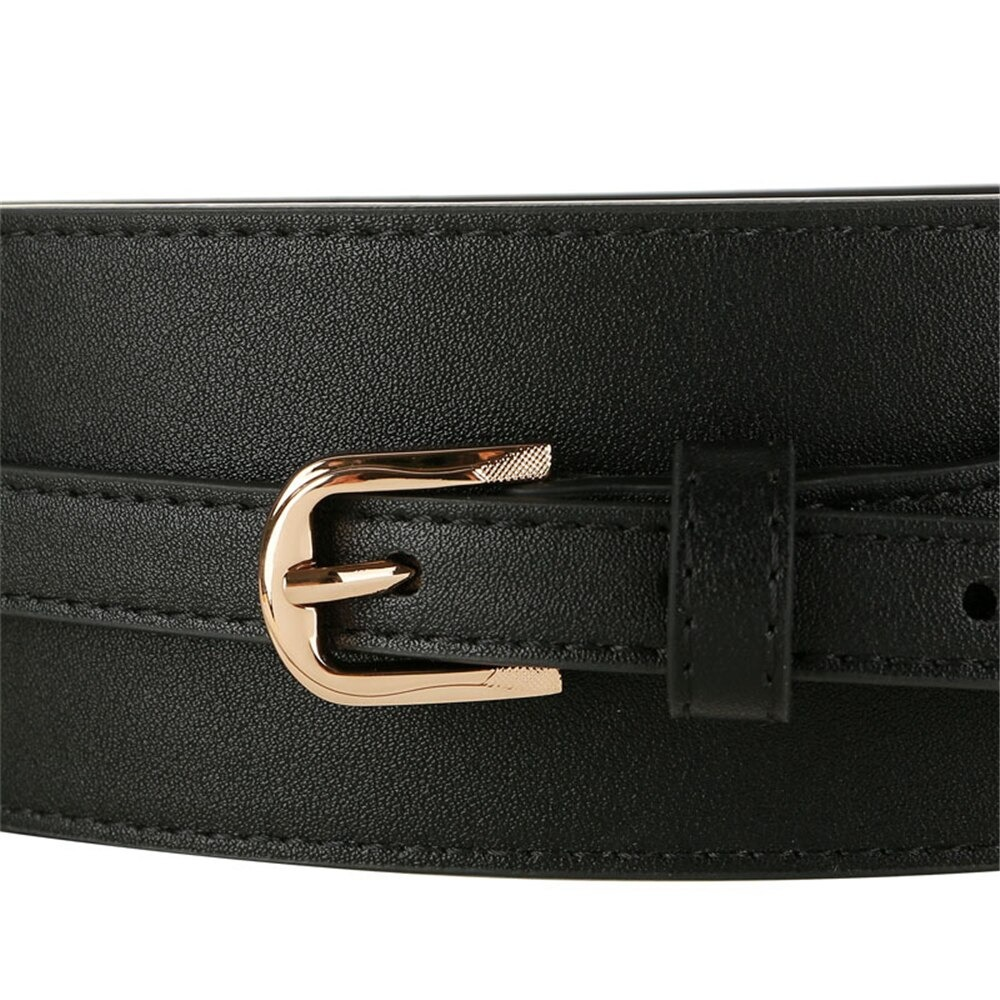 Fashion Wide Belt for Women / Casual PU Leather Belts for Dresses Corsets - HARD'N'HEAVY