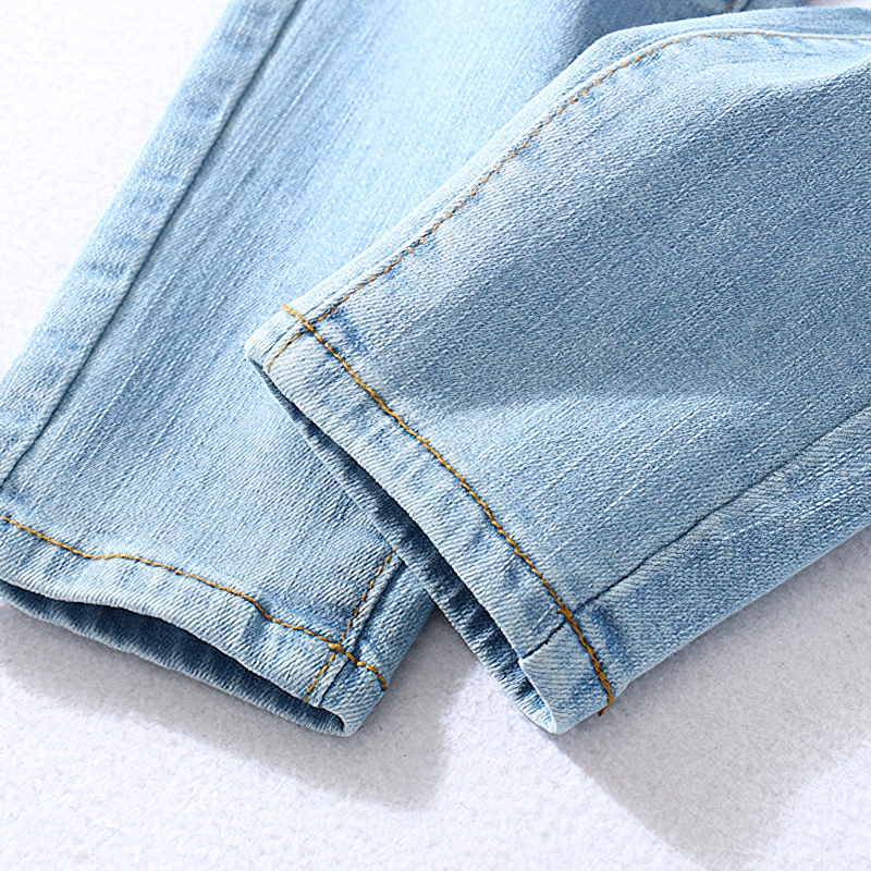 Fashion Women's High Waist Jeans / Sexy Denim Skinny Pencil with Cool Metal Buttons - HARD'N'HEAVY