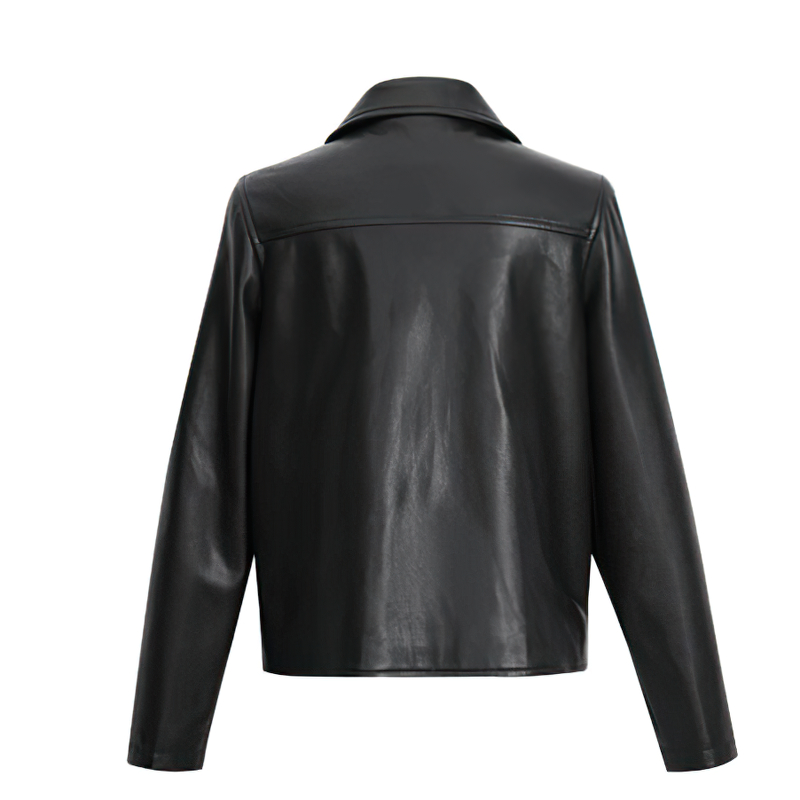 Fashion Women's PU Leather Jacket /  Female Jacket in Punk Rock Style / Ladies Motorcyle Clothing - HARD'N'HEAVY