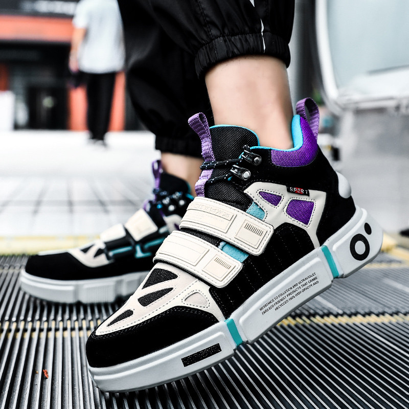 Fashion women's colorful platform sneakers with cross tie straps and round toe for trendy outfits.
