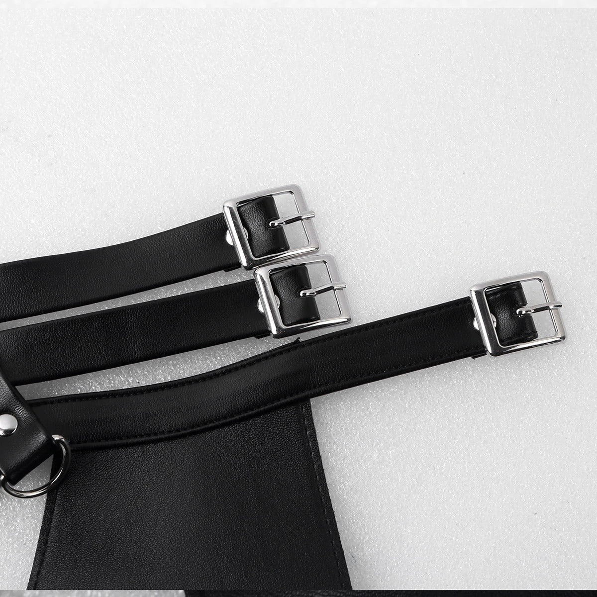 Metal Buckle Harness Belt  Harness outfit, Fashion wear, Leather fashion