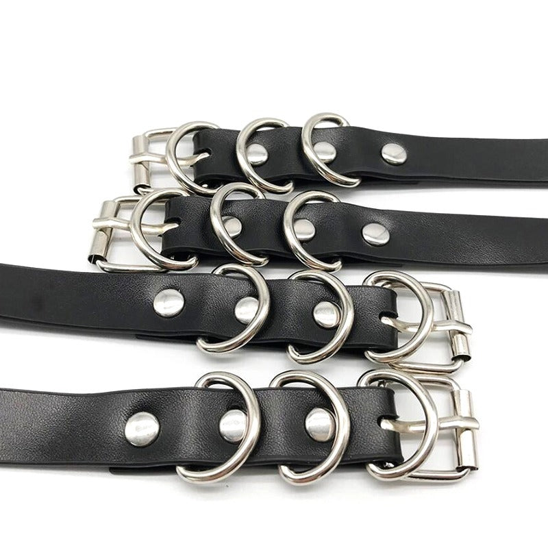 Faux Leather Leg Garter Body Harness Belt / BDSM Bondage Harness Belt for Women - HARD'N'HEAVY
