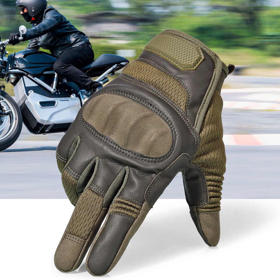 Full Finger Tactical Touch Screen Hard Knuckle Gloves / Military Combat Airsoft Climbing Gloves - HARD'N'HEAVY