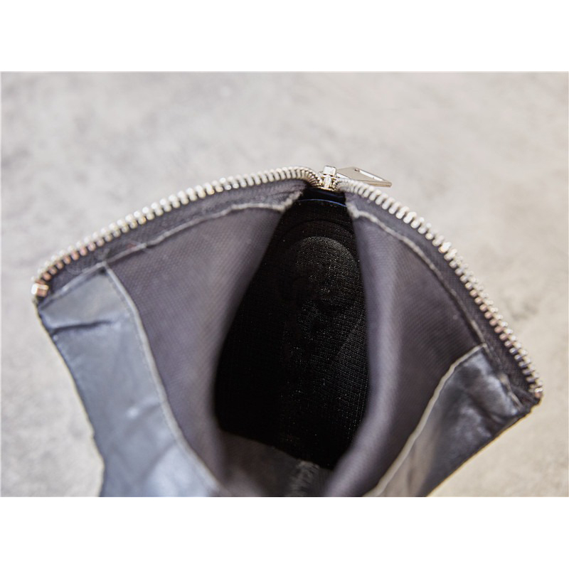 Genuine Leather Mixed Color Women's Boots With Metal Decoration / Platform Rivet Ankle Shoes - HARD'N'HEAVY