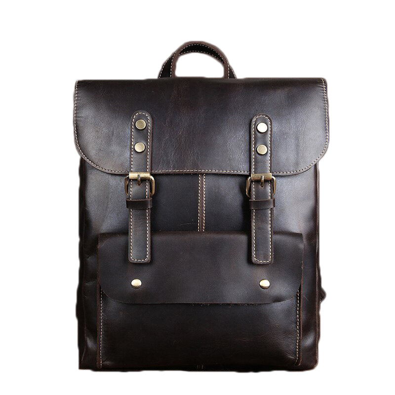 Genuine Leather Vintage Bags / Rave outfits / Urban Style Backpack - HARD'N'HEAVY