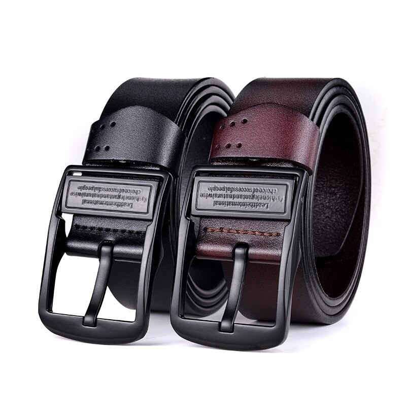 Genuine PU Leather Luxury Strap / Unisexy Belts For Jeans with Pin Buckle - HARD'N'HEAVY