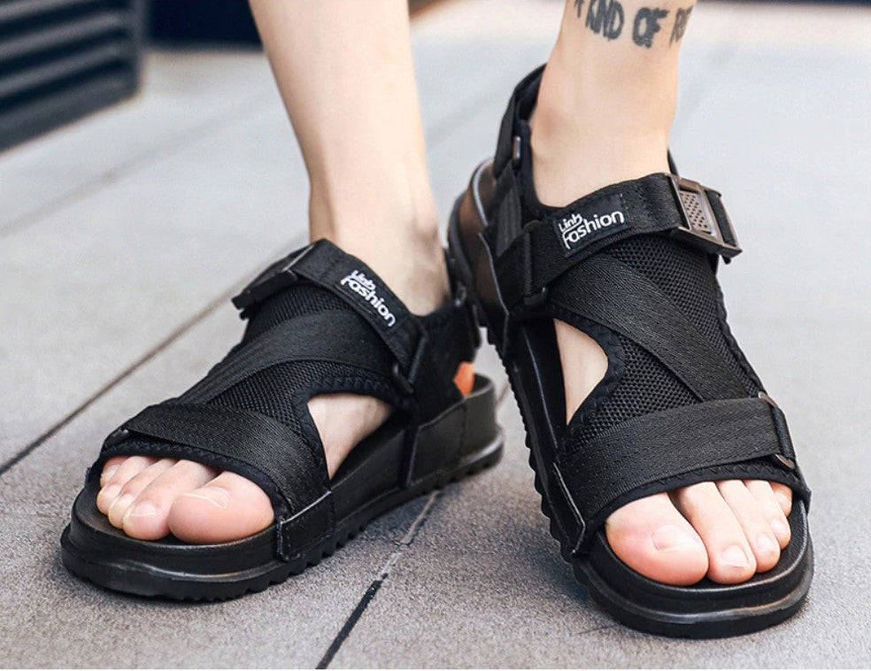 Gladiators Men Sandals / Breathable Summer Roman Shoes / Comfortable Light Slingbacks - HARD'N'HEAVY