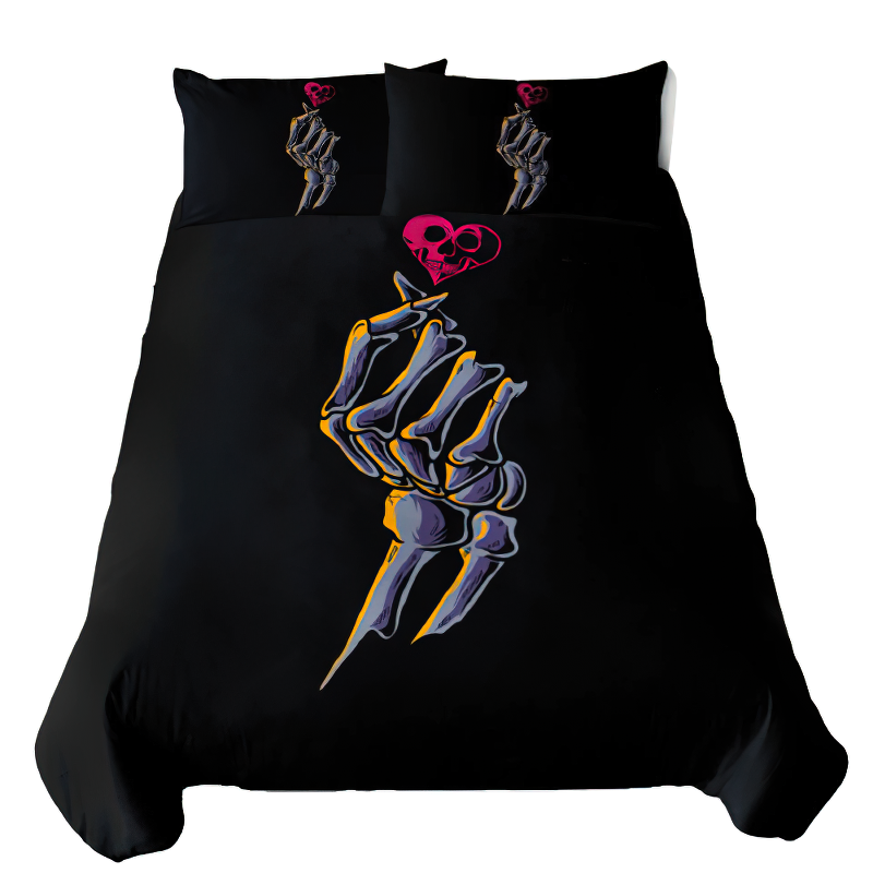 Gothic Black Bedding Set King 3D Print / Bedclothes 3pcs / Fashion Home Textiles - HARD'N'HEAVY