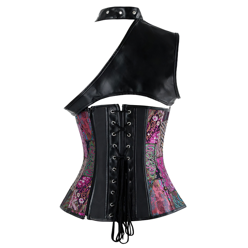 Gothic Overbust Sexy Corset / Women Clothing Of Faux Leather / Alternative Fashion - HARD'N'HEAVY