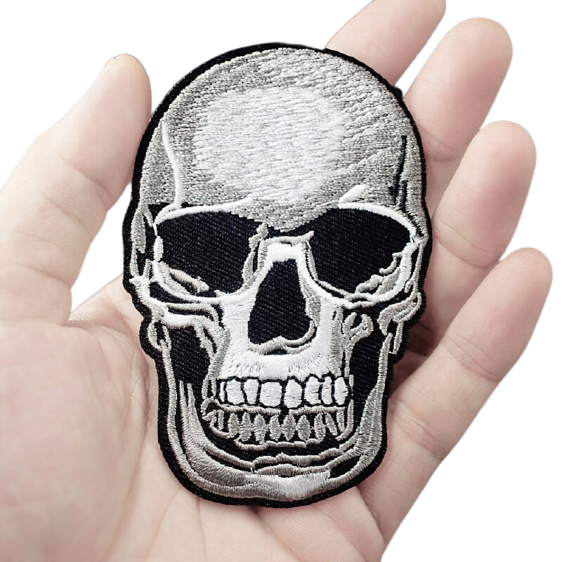 Gothic Skull Patch For Jackets / Iron Unisex Rock Style Accessories For Clothing - HARD'N'HEAVY
