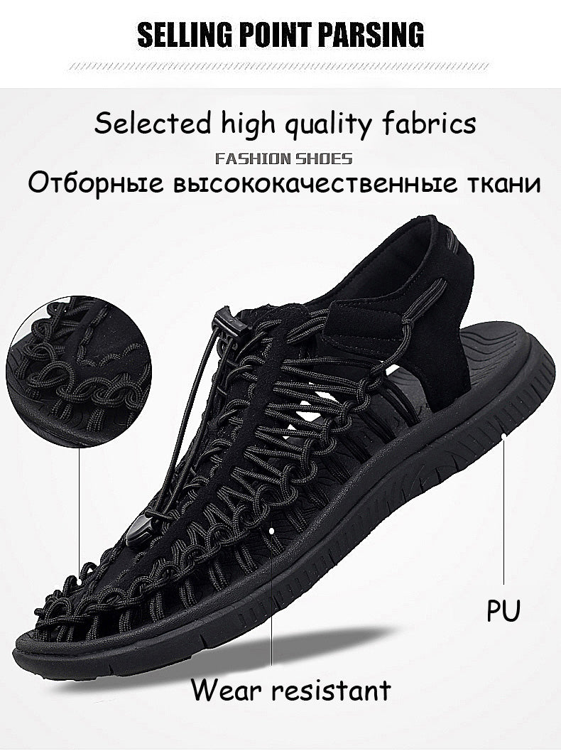 Gothic Style Sandals / Unisex Breathable Shoes / Rave Outfits - HARD'N'HEAVY